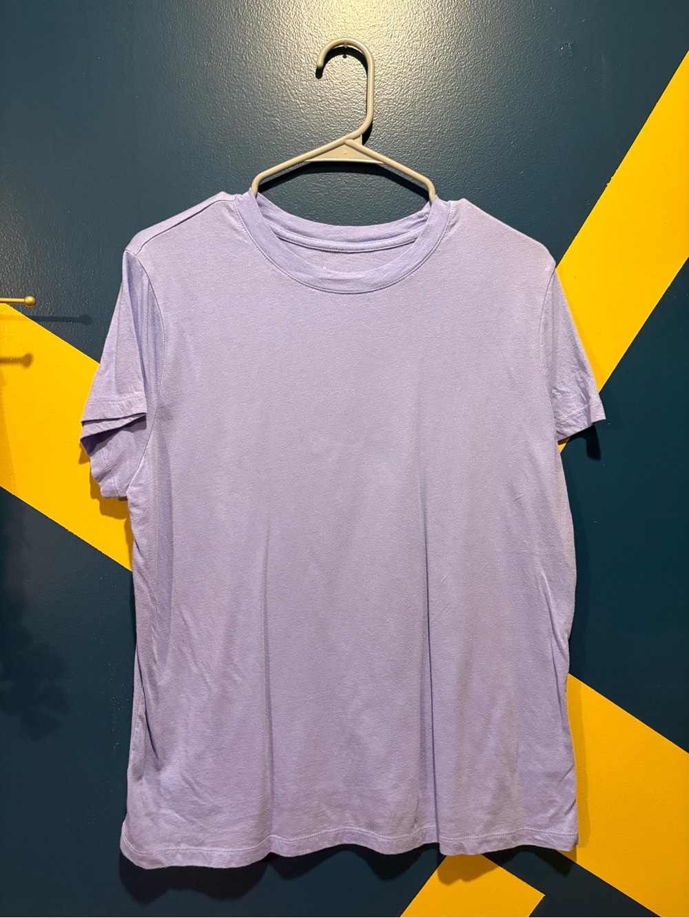 A New Day Periwinkle Crew Neck Short Sleeve T-shirt NWOT